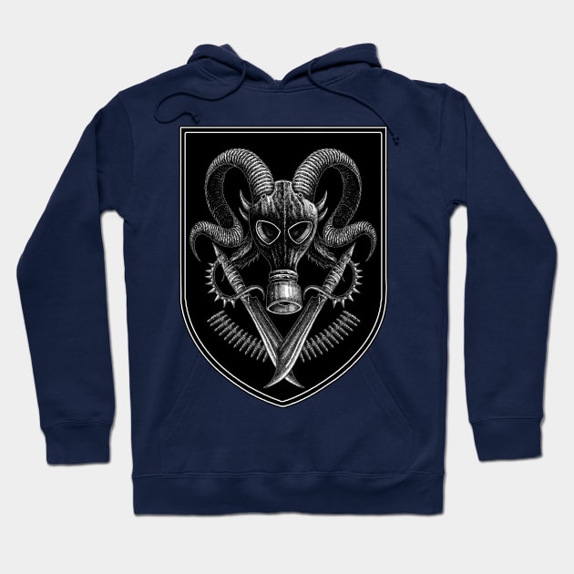 GAS MASK ART Hoodie by HornArt